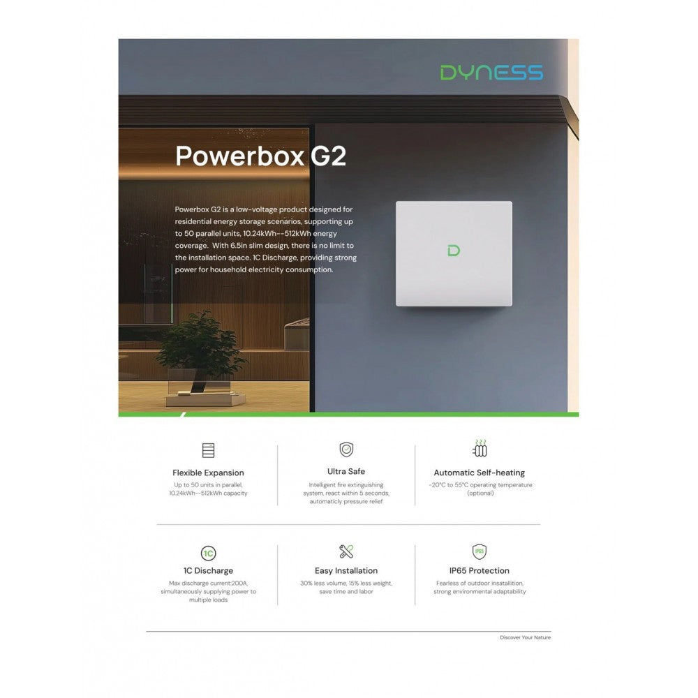 Dyness Powerbox G2 10.24kWh LiFePO4 Thuisbatterij – detailfoto 4