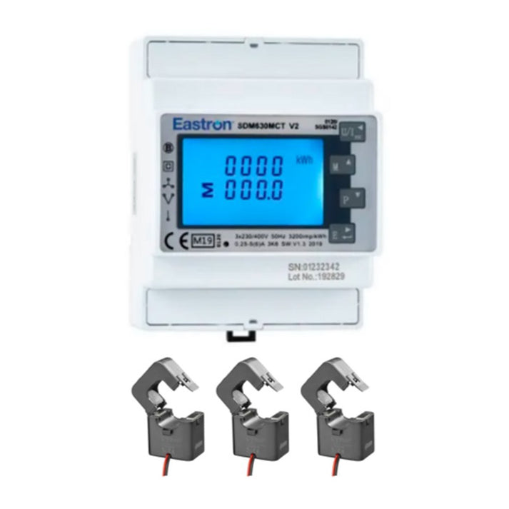 Eastron SDM630MCT V2 | 3x 300A CT Bundle | Rebor